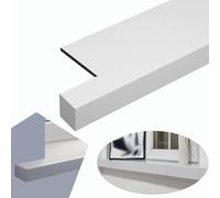 Protection de rebord de fenêtre en acrylique blanc et bouchage Ed - Protection LED pour intérieur et bureau - 180 x 10 cm / 70.8x4in - Pour rénovation de maison et utilisation à l'hôtel