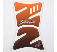 Protection De Réservoir Adhésive Pour Moto Stunt Coloris Orange Noir 2 Parties Neuf