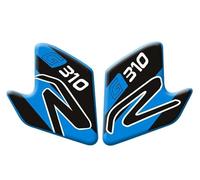 Protection De RéServoir Autocollants pour Réservoir De Moto pour BMW G310R, Protections Latérales Antidérapantes, Autocollants De Traction, Genouillères Autocollants(Couleur 10)