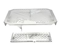 Protection De Réservoir D'eau De Moto, Protection De Grille De Radiateur De Pièce De Moto Pour Suzuki Pour V-STROM 650 DL650 2004-2008 2009 2010 Protection de Calandre(Silver)