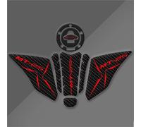 Protection De Réservoir Moto pour MT 03 MT03 MT25 2015 2016 2017 2018 Résine Époxy 3D Autocollant Transparent en Forme D'arête Poisson pour Bouchon