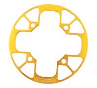 Protection de roue de chaîne de vélo de montagne housse en alliage d'aluminium protecteur d'anneau de chaîne de vélo protecteur de manivelle facile à utiliser