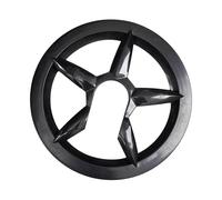 Protection de roue dentée pour vélo - Anneau noir en polypropylène de haute qualité, protection pour couronne anti-friction, déflecteur de dents pour charges lourdes, entretien de la remorque