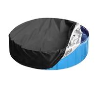 Protection de sécurité pliable en Oxford avec corde réglable pour piscines enterrées, extérieur, patio, maison, vacances