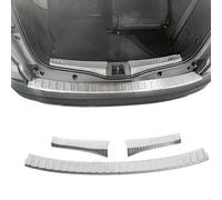 RECAMBO Kit de protection de seuil de chargement en acier inoxydable compatible avec Dacia Jogger à partir de 2021, mat brossé avec texture, style et protection pour le pare-chocs