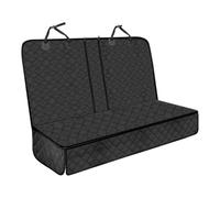 Protection de siège de voiture pour chiens - Housse imperméable à double fermeture éclair, housse de siège arrière à sangle réglable pour animaux de compagnie pour chiens | SUV camion RV véhicule auto