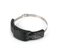 Protection de Silencieux Moto universelle - Facile à Monter (Carbone)