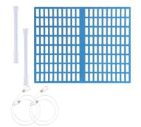 Protection De Skimmer Bloqueur de Débris de Filtre Facile à Assembler 42 x | Écran pour skimmer de piscine Pour Piscine Enterrée Extérieur Bassin Réservoir D'Eau Sacs Poubelle Et Branches