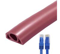 Protection de sol | Couvre-sol en fil souple pour câbles, conduit de fil flexible en PVC - Cache-cordon autocollant, couvertures d'extension isolées pour câbles d'appareils ménagers d'ordinateur