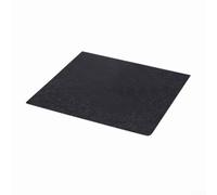 Protection de sol ignifuge pour barbecue - 127 x 91,4 cm - Résistante à l'huile - Antidérapante - Pour surface de cuisson en plein air, foyers, patio, terrasse - Noir