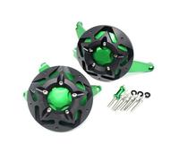 Protection De Stator De Moteur CNC pour Moto pour K&awasaki Z1000, Z1000R, Z1000SX, Z 1000 2010-2024 Protecteur De Chute(Vert,X-1)