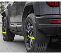 Protection de Style de Voiture, Accessoires de décoration, Garde-Boue Avant et arrière, Garde-Boue, Plaque de Pneu, Compatible pour BYD Equation Leopard 5 2023 +(Fixed Pedal Model)