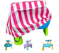 Protection de table d'étang - Protection d'étanchéité résistante aux intempéries à double niveau pour bac à sable avec sangles élastiques avec boucle Prises d'air Fermeture coupe-vent | Couverture p