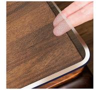 Protection de table en plastique givré de 2 mm d'épaisseur pour salle à manger, cuisine, bureau - Imperméable et résistante aux rayures - 50 x 65 cm