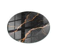 Protection de table en verre fi50 Motif marbré avec veines surface lisse facile à nettoyer Tulup