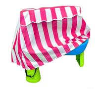 Protection de table pour enfants, housse imperméable pour tables à eau, résistante aux changements climatiques (rose)