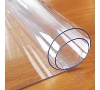 Protection de table transparente, 1 mm d'épaisseur, nappe de table en plastique, protection de table en vinyle, tapis de bureau sur le dessus des bureaux, 20,3 cm/25,4 cm/30,5 cm/35,6 cm/38,1 cm/40,6