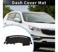 Protection De Tableau De Bord Compatible Pour Kia Sportage 2011-2015, Tapis De Tableau De Bord En Suède Noir Antidérapant