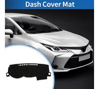 Protection De Tableau De Bord Compatible Pour Toyota Corolla 2004-2008, Tapis De Tableau De Bord En Polyester Noir Antidérapant