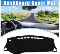 Protection De Tableau De Bord De Voiture Compatible Pour Nissan Kicks 2017-2020, Tapis De Protection En Polyester Noir Pour Console Centrale Intérieure