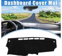 Protection De Tableau De Bord De Voiture Compatible Pour Nissan March 2010-2015, Housse De Tableau De Bord En Polyester Noir Protecteur Pour Console Centrale, Tapis De Protection