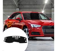 Protection De Tableau De Bord Pour Audi A4 A5 2017-2020 / Couverture De Tableau De Bord De Console Centrale / Antidérapant / Polyester / 1 Pièce Noir