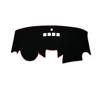 Protection De Tableau De Bord pour Ford pour Fiesta 2009 2010 2011 2012 2013 2014 2015 2016 Tapis De Protection Solaire Et Anti-UV Housse Tableau Bord(Polyester-Red Edge)