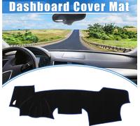 Protection De Tableau De Bord Voiture Compatible Pour Toyota Rav4 2001-2012, Housse Tableau Bord Polyester Noir Bleu Pour Console Centrale, Garniture Intérieure, Tapis Protection