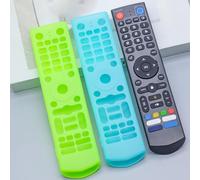 Protection de télécommande Universelle pour VSeeBox, Light Green | Housse de protection en Silicone Flexible anti-chute et anti-poussière, protecteur complet en Silicone, accès
