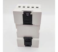 Protection de tension triphasée pour relais AC 380 V - Protection contre la surtension et la sous-tension, la perte de phase et les déséquilibres avec écran LCD, boîtier en plastique, 80 x 6