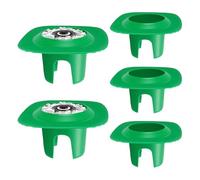 Protection de tête d'arrosage - Diamètre intérieur de 9,7 cm - Donut d'arrosage pour réduire les dommages - Pour jardin, cour, ferme, piscine, parc, paysage, terrain de sport, irrigation de pelouse
