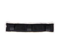 Protection de têtière pour cheval avec fourrure HORKA Noir TU