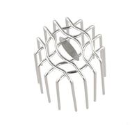 Protection de tuyau d'évacuation en maille d'acier inoxydable pour balcon et extérieur avec insert creux pour favoriser l'écoulement (pour tuyau de 150 mm)