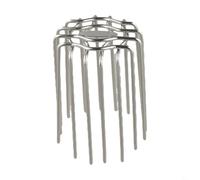 Protection de tuyau d'évacuation en maille d'acier inoxydable robuste pour balcon, jardin, sol de jardin, filtre anti-encrassement (pour tuyau de 75 mm)