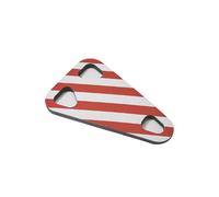 Mousse protection velo pour porte velo rouge/blanc