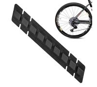 Protection de vélo noire - Manchon de base pour la sécurité du cadre, protection arrière anti-rayures | Tapis antidérapant facile à installer pour vélo de sport, croisière, conduite hybride