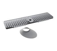 Protection d'eau pour évier - 70 cm - 15 degrés incliné en silicone auto-drainant | Protection anti-éclaboussures pour évier de cuisine, pour égoutter le comptoir et le séchage autour derrière le