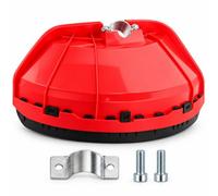 Protection Débroussailleuse pour STIHL FSA 130 2018-2023 | écran ABS 38cm | pour tubes droits 26mm et 28mm | nervures de renfort | jupe flexible | collier et boulons inclus