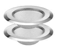 Protection D'échappement Évier, Filtre De Cuisine En Acier Inoxydable, Ensemble De 2 Pièges À Cheveux Pour Douches De Salle De Bains Et Décharges De Plancher, Parfait Pour Les Solutions De Drainage De