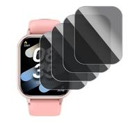 KARYLAX - Protection d'écran Anti-Espion en Verre Fléxible, Anti-Rayures, Film Protecteur Confidentialité Privacy pour Montre Connectée Blackview R30 Pro 1,85 pouces (Pack x4)