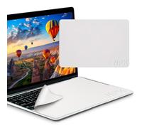 Protection D'écran de Clavier pour Macbook Pro 15/16 Pouces Ultra Doux, Protege Clavier en Microfibre et Chiffon de Nettoyage, Protection Clavier Ordinateur Portable Compatible avec 15"/16"