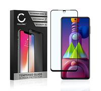 Protection d'écran en verre compatible avec Samsung Galaxy M51 (SM-515) (3D Full Cover résistance 9H 0,33mm Full Glue) smartphone téléphone portable GSM
