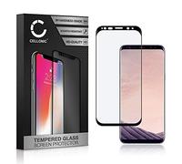 Protection d'écran en verre compatible avec Samsung Galaxy S8 Plus (SM-G955 / SM-G955F) (3D Full Cover résistance 9H 0,33mm Full Glue) smartphone téléphone portable GSM