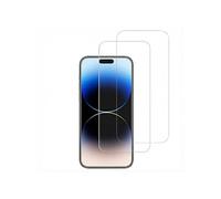 Protection d'écran en verre trempé 2-pack pour iPhone 15 / 15 Pro / 16
