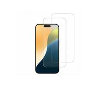 Accezz Accezz Protection d'écran en verre trempé 2-pack pour iPhone 18 Pro / 17 Pro / 17 / 16 Pro Transparent
