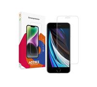 Accezz Accezz Protection d'écran en verre trempé 2-pack pour iPhone SE (2022 / 2020) Transparent