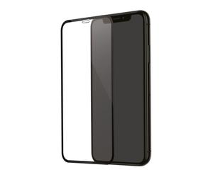Protection d'écran en verre trempé Bord à Bord Incurvé pour Apple iPhone XR/11, Black