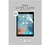 Selencia Protection d'écran Duo Pack pour Apple iPad 6 (2018) 9.7 pouces / iPad 5 (2017) 9.7 pouces / Air 2 (2014)/Air 1 (2013)