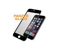 Protection d'écran en verre trempé pour iPhone 6/6s - PANZERGLASS - Noir - Anti casse rayures & traces