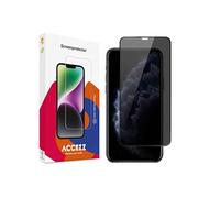 Accezz Accezz Protection d'écran en verre trempé Privacy pour iPhone 11 Pro / Xs / X Transparent